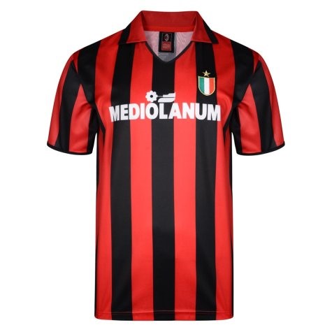 Thailande Maillot AC Milan Domicile Retro 1988